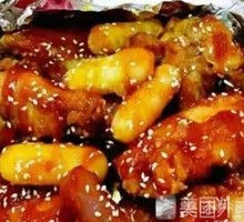 Signature Fried Chicken and Rice Cake