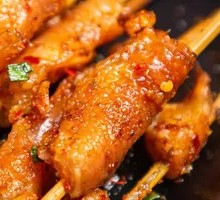 Grilled Chicken Tendon Skewers