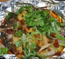 Aluminum Foil Grilled Fish