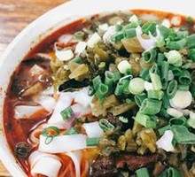 Sour Cabbage Mixed Sauce Rice Noodles