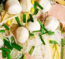 Three Delicacies Fish Ball Noodles