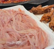 Raw Duck Intestine in Sauce