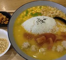 Tomato Meatball Bean Soup Rice