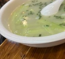 Cucumber and Century Egg Soup