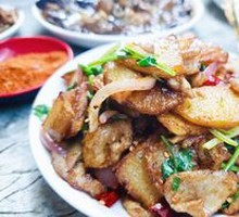 Cumin Pork and Fried Potato Rice