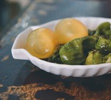 Green Pepper and Century Egg