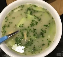 Cucumber and Century Egg Soup