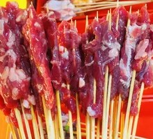 Special Handmade Yellow Beef Skewers