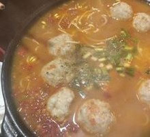 Tomato Meatball Rice Noodles