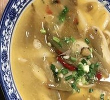 Sour Cabbage and Pea Daoxiao Noodles