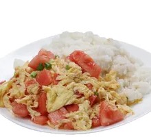 Tomato and Egg Rice Bowl