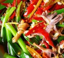 Stir-fried Goose Intestine and Goose Meat