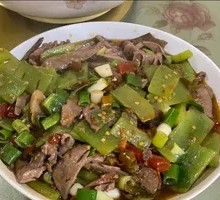 Bitter Melon and Pickled Chili Stir-fried Liver Slices
