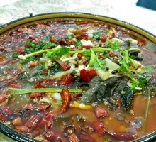 干锅毛血旺