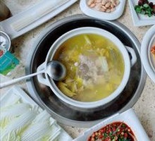 Fresh Chicken Soup with Spring Water