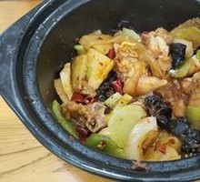 Braised Spare Ribs in Large Pot
