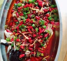 Double Pepper Steamed Whole Fish