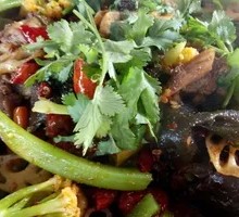 Dry Pot Pork Ribs and Beef