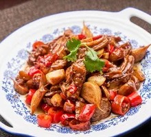 Braised Pork Intestine Rice