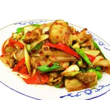 Sliced Pork with Bok Choy Rice Bowl