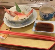 Sweet Shrimp and Scallops Sashimi