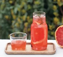 Pink Grapefruit Peach Dessert