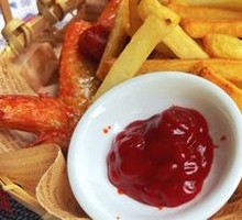 Chicken Wings and French Fries