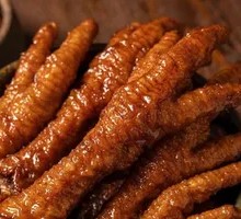 Braised Chicken Feet with Tiger Skin