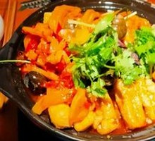 Fish with Pig Intestines