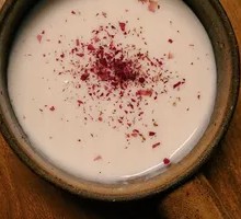 Rose Milk Rice Cake