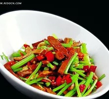 Celery and Tofu Cubes