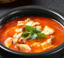 Red Sour Soup Fish Slices