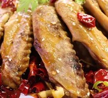 Spicy Duck Wing Hot Pot