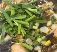 Spicy Sour Cabbage Shrimp Ball Noodles