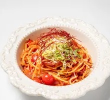 Tomato Beef Sauce Spaghetti