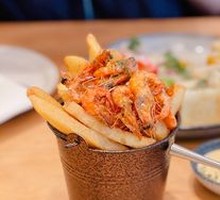Salted Shrimp with French Fries