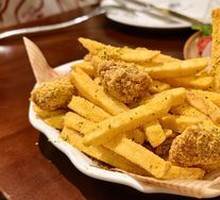 Fried Chicken and Fries