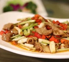 Braised Pork Intestines in Spicy Sauce