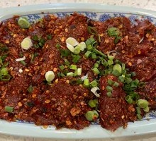 Sliced Beef with Green and Red Peppers
