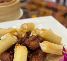 Golden Garlic Pork Ribs with Dalang Fried Milk