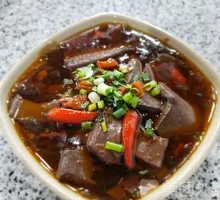 Spicy and Sour Blood Soup