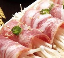 Bacon and Enoki Mushrooms
