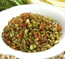 Minced Pork with Green Beans Rice