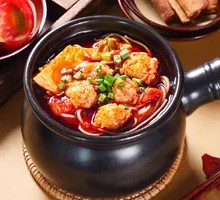 Tomato Meatball Hot Pot Noodles