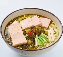 Sour Cabbage and Luncheon Meat Noodles