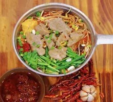 Sour Cabbage Pork Rice Noodles