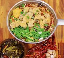 Sour Cabbage Pork Belly Noodles