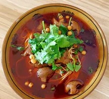 Spicy Braised Pork Intestine Rice Noodles