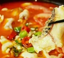 Sour Soup with Black Fish