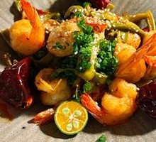Fragrant Garlic Braised Shrimp